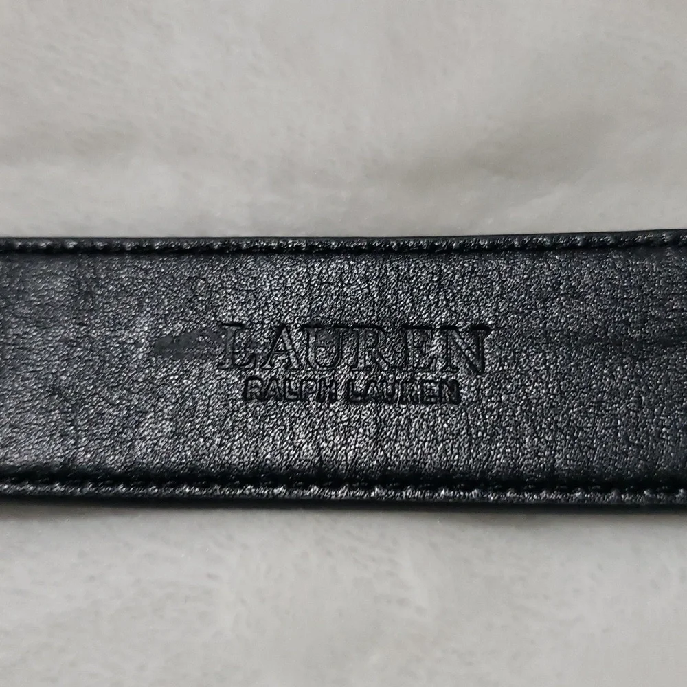 Lauren‎ Ralph Lauren Black Patent Leather Belt. SIZE 1X.